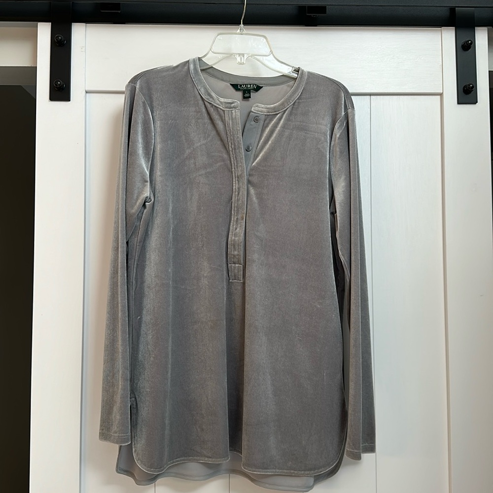 Ralph Lauren velvet top